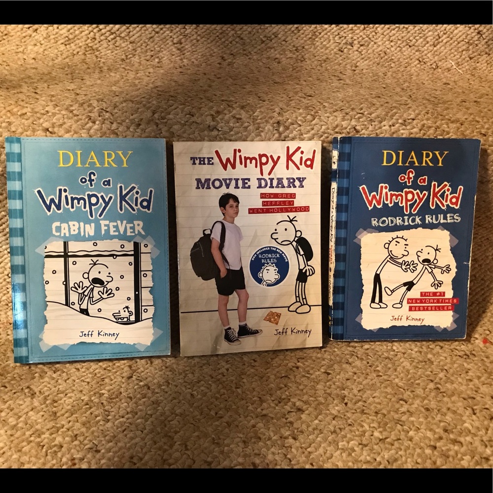 Books: Diary of a Wimpy Kid by Jeff Kinney